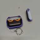 R-fun for AirPods Pro 3 Case with Cleaning Kit, Cute Cat Ear Print & Buckle for Girls, Phone Holder & Top Safe Lock Buckle, Compatible with AirPods Pro 3rd Gen Case, Purple Cat