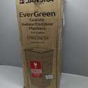 Mueller M-Resin Heavy Duty Tall Planters for Outdoor Plants, Indoor Grande Plant Pots, Boxes, Trees, Flower Pots, 2-Piece Set, 24, Modern Design, Built-in Drainage, Front Porch Decor, Dark Gray