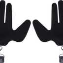 Electric Heated Gloves Pads, USB Heated Gloves Pad Insert Liner, 5 Finger Glove Heater for Winter Driving, Typing, Running, Etc