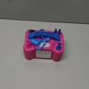 IDAODAN Electric Balloon Pump, Portable Electric Balloon Blower Machine Balloon Air Pump Dual Nozzle Rose Red 110V 600W Balloon Inflator for Party Decorations