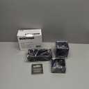 Bostitch Office Konnect Desk Organizer Accessory Tray & Storage Cup Bundle, Stacks for Desktop Storage,Makeup Organization, Black (Kit)