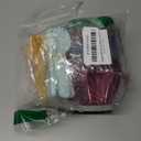 Vmiapxo 100 sets 8 oz Disposable Ice Cream Bowls and Spoons, Flower Shape Plastic Sundae Cups, Ice Cream Bar Supplies, Colorful Dessert Cups for Shaved Ice, Parfait, Strawberry, Yogurt