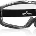 NoCry Anti Fog Safety Goggles Over Glasses For Men And Women  ANSI Z87.1 Premium Anti Scratch & UV380  Eye Protection with Panoramic Lens & Adjustable Strap  Perfect Dust Goggles for Chemistry Lab
