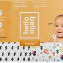 Hello Bello Diapers, Size 3 (14-24 lbs), 92 Count of Premium Disposable Baby Diapers in Bolt Babes and Woodland Animals Designs, Hypoallergenic with Soft, Cloth-Like Feel (Multicolor)