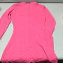 Running sanzi Women Long Sleeve Yoga Jumpsuits Zip Up Bodycon Romper Shorts Sexy Workout One Piece (Pink, Medium, Shorts)