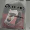 Fatmuai Short Curly Mens Red Beanie Halloween Costume Reallistic Cosplay and Performance Hair Wig with Black Mustache