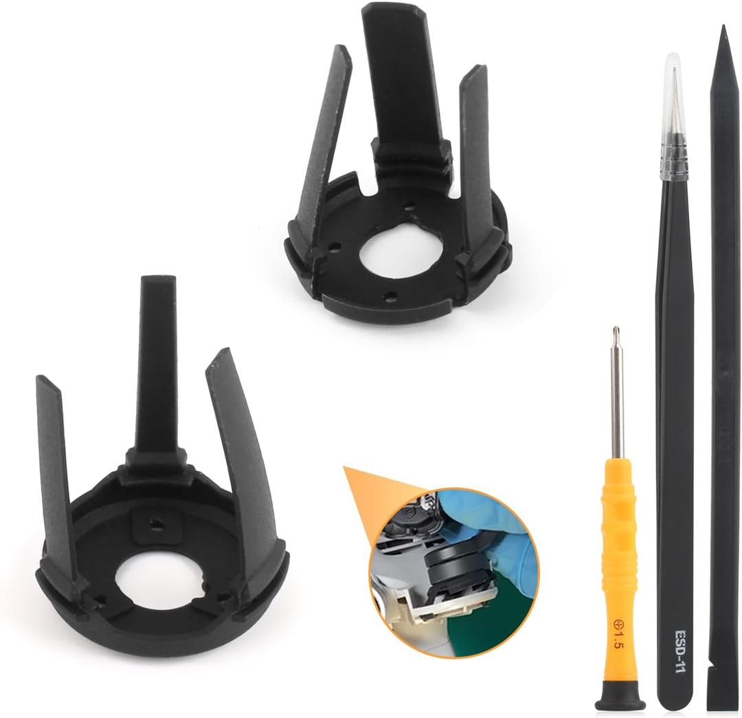 for DJI Mini 3 Pro Gimbal Shock Absorption Rubber Replacement for DJI Mini 3 Damper Rubber Gimbal Camera Shock Absorber Cushion Drones Accessories Parts with Tools (1 Pair) Extended (Black-Long)