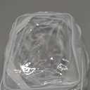 Weewooday 12 Pieces Clear Makeup Bags Cosmetic Storage Bags PVC Zipper Pouches Travel Waterproof Makeup Plastic Case for Women Organizing Toiletries Traveling Bathroom(Large,White)