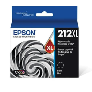 Epson T212 Claria High Capacity Ink Cartridges - Black