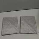 Mublalbum 2 Pack Small 5x7 Photo Album Linen Cover Mini Brag Book Each Holds 52 Vertical Pockets for Artwork Postcards or Picture Storage (Gray)
