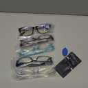 Gaoye 0.75 Professional Reading Glasses for All Day - Computer Readers with Blue Light Protection - Value Pack (A1-5 Pack Mix Color)