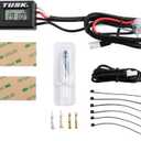 TUSK Digital Radiator Fan Kit Replacement Thermostat Black for Honda CRF250RX 2019-2021