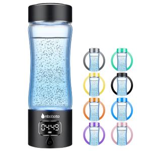 Hydrogen Water Bottle Generator with SPE/PEM Technology, Portable Hydrogen Water Ionizer Machine, Birthday,Xmas Gift for Family Friends Office Travel Sports (Black, 9.05*2.63in) Hydrogen Water Bottle Generator with SPE/PEM Technology, Portable Hydrogen Water Ionizer Machine, Birthday,Xmas Gift for Family Friends Office Travel Sports (Black, 9.05*2.63in)