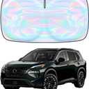 Windshield Sun Shade for Nissan Rogue 2021-2026 - 4 Layers Sunshade Compatible with Nissan Rogue Foldable Front Window Sunshade Sun Visor Protector Block UV Rays Keep Your Car Cooler Car Accessories