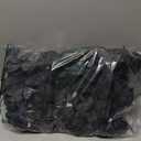 Hotop 40 Pcs Rose Artificial Flowers Bulk with Long Stem,Realistic Silk Fake Roses Bouquet for Home Wedding Centerpieces Party Table Decoration Valentines Gifts(Solid Black)