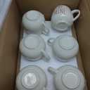 Layhit 6 Pcs Valentine's Day Coffee Mugs 12 oz Valentine Ceramic Mugs Bulk Cute Couple Cups Set for Anniversary Wedding Engagement Birthday Couple Gifts Mom Girlfriend