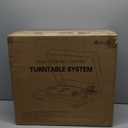 Turntable Record Player Wireless Output Vinyl Players Aluminium Platter Carbon Fiber Tonearm Belt-Drive LP 33 45 RPM Phono Audio AT-3600L MM Cartridge RCA Line Anti-Skate Pitch Control Dark Brown