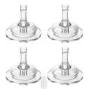 Sippy Nipples for Philips Avent AntiColic Baby Bottles, Transition Cup Food Grade Silicone Soft Straw Nipple 8m+, Pack of 4