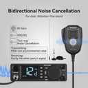 Retevis MB4 DIN Mount CB Radio Kit, NRC Noise Canceling Mobile Radio, Front Facing Speaker, PA, Cigarette Lighter, 40-Channel AM/FM, Long Range CB Radio with Antenna for Trucker Off Road Emergency