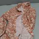 Wrinkle-Resistant Women Silky Button Down Shirts 2025 Fashion Printed Long Sleeve Blouse Dressy Casual Tops, M