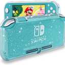 DLseego Protective Case for Nintendo Switch Lite, Glitter Bling Soft TPU Cover with Shock-Absorption and Anti-Scratch Design Protective Case - Crystal Glitter