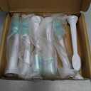 Toptheway Toothbrush Replacement Heads Compatible with Philips Sonicare C1 C2, Plaque Control Electric Toothbrush Head for ProtectiveClean 4100 5100 5300, 6 Pack (White)