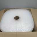 Amazon Basics Bubble Wrap for Moving, Packing, Shipping and Storage, Perforated Protective Cushioning for Fragile Items, 12-inch x 175-ft Long Roll, Small 3/16", Clear