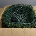 Decwin 15 Inch 2 Packs Artificial Boxwood Balls Topiary Balls, 4 Layers of UV-Resistant Greenery Balls Indoor Outdoor Garden, Backyard, Patio, Front Door – Assembly Required