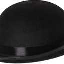 Spooktacular Creations Bowler Hat for men, Top Derby Hats Victorian Accessory Halloween Costume Accessories for Adults Halloween Cosplay Party