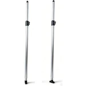 Awning Adjustable Rear Support Pole, Marine-Grade Aluminum Alloy Telescopic Pole, Universal Fit for Most 3-Bow and 4-Bow Awnings (Dimensions: Pole Length 60 inches max)