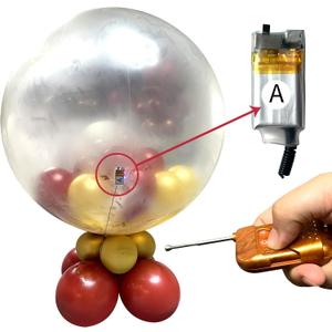 Exploding Balloon, Remote Explosion Control Tool for Wedding, Birthday Parties - Reusable, Pop Tool (1-6)