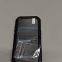 Marrkey Compatiable with iPhone 17 Pro Case,360 Full Body Protective Cover Heavy Duty Shockproof [Tough Armour] Aluminum Alloy Metal Case with Silicone Built-in Screen Protector - Black