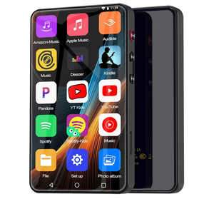 144GB MP3 Player with Bluetooth and WiFi, 4" Full Color Touch Screen MP4 Music Player with Parental Control, Spotify,Pandora,YouTube, Android Mainstrem Media MP4 Music Player for Kids up to 1TB,Black