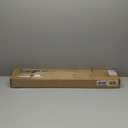 DEZ FURNISHINGS Cordless 2" Smooth Faux Wood Blind, 20" W x 48" H, Smooth White