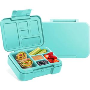Simple Modern Bento Lunch Box for Kids | BPA Free, Leakproof, Dishwasher Safe | Lunch Container for Girls and Boys, Toddlers | Porter Collection | 5 Compartments | Ocean Water