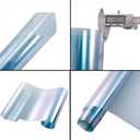 Dark Blue Chameleon Windshield Tint Car Window Foils Solar Protection Film Windshield Sun Shade Tint Film 39.37'' x 118''