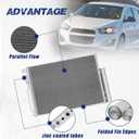 Air Conditioning A/C Condenser Compatible with Chevrolet Sonic # 4063