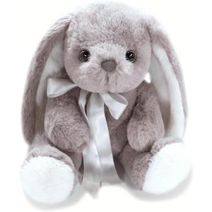 uoozii Warmable Bunny Stuffed Animal - Microwavable 12" | 2 Pounds Unscented Weighted Stuffed Animals Non-Shedding Bunny Plush Coolable & Heatable Warm Gifts for Kids & Adults