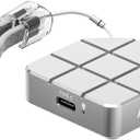 MAIWO 1TB Portable SSD External Hard Drive, Build-in M.2 2230 PCIe NVMe SSD, USB C 3.2 Up to 1050MB/s, Mini Cute PSSD for iPhone 15 16 17 Pro Max MacBook Pro Air, Aluminum (Silver)