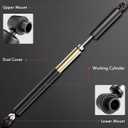 A-Premium Rear Shocks Compatible with Jeep WK2 Series Grand Cherokee 2011 2012 2013 2014 2015-2x Replacement Suspension Shock Absorber Strut