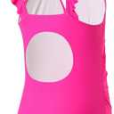 JE Sterguard Girls' Swimwear Swimsuit Kids Bathing Suit One Piece Suits Swim for 8-16 221281 (Rose)