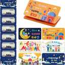 Gueevin 12 Pack/72 Slots Eid Mubarak Money Envelopes for Cash Ramadan Gifts Money Card Holders Bulk for Eid Al-fitr Islamic Muslim Mubarak Party Supplies, 6 Styles