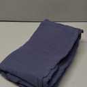 lulumoon Muslin Baby Blanket - Cotton Quilt Blankets for Toddlers - Reversible Nursery Crib Blanket for Baby Boys and Girls 47"x47"(Blue)