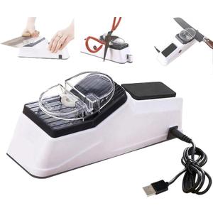 Besyner Sharp Pro,2026 New USB Electric Knife Sharpener,With Replacement Grinding Tools,Double Sided Knife Sharpener,Quick Sharpening & Polishing,Stable Non-slip Base