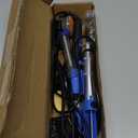 Soldering Iron Kit, 80W Soldering Iron Pen with Adjustable Temperature, LCD Display, ON/OFF Switch, 5 Tips, Solder Wire, Stand with Sponge, Pump, Paste, Tweezer, Blue