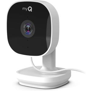 CHAMBERLAIN myQ Smart Indoor Security Camera  1080p HD Video, Night Vision, Motion Detection, Wi-Fi, Two-Way Audio, Smartphone Control