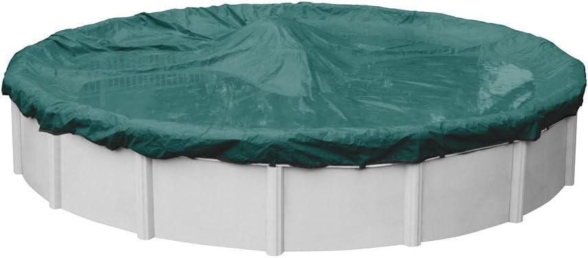 Pool Mate 3912-4-PM Winter Pool Cover, Extra Heavy-Duty Teal Green, 12 ft Above Ground Pools