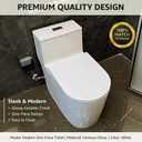 D type soft closed toilet seat quick release for easy cleaning | fading and anti yellowing extended toilet seat cover,suitable for use in households,homestays,and new homes