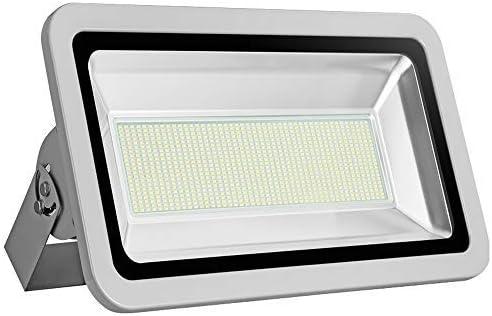 Missbee 500W Led Flood Light Outdoor, 6000-6500K 55000Lm Energy Saving LED Work Lights, IP67 Waterproof Landscape Spotlights Security Light for Garage, Yard, Lawn, Garden(Cold White)