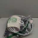 BoostArea Floor Lamp for Living Room,LED Arched Floor Lamps, Tall Modern Standing Lamp with Beige Linen Shade,Footswitch,Mid Century Floor Lamp for Bedrooms,Study Room,Office